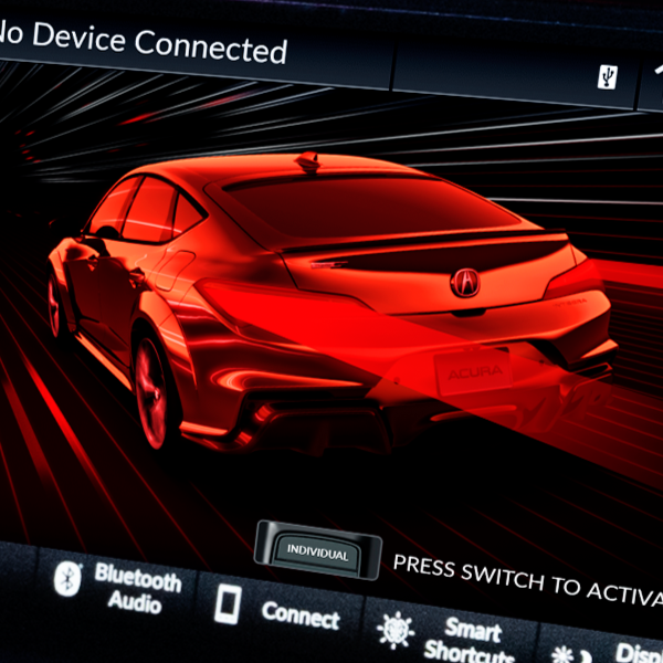 what does the 2024 integra type s infotainment look like