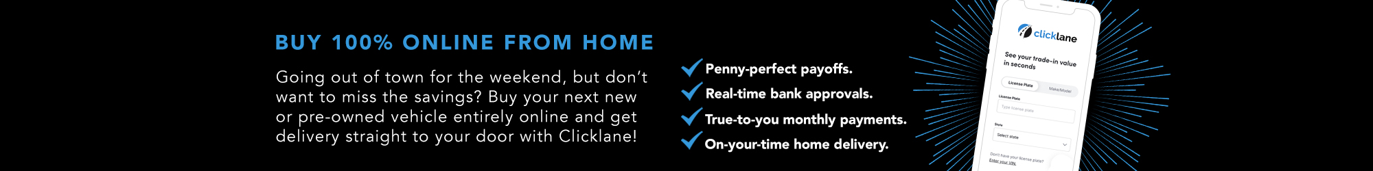 Clicklane Online Car Buying
